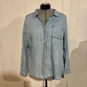 Apt. 9 Light Blue Button Down Shirt